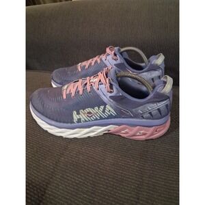 Hoka One One Arahi 2 Purple Running Sneakers Shoes Women's Size 10.5